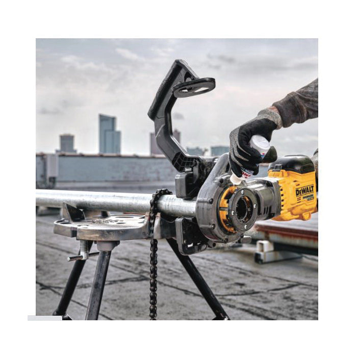 DeWALT® DCE700X2K Cordless Pipe Threader Kit With Die Head, 1/2 to 2 in Pipe, 26.38 in L x 5 in W, (2) FLEXVOLT® 20V/60V MAX* 9 Ah Glass Filled Nylon Battery