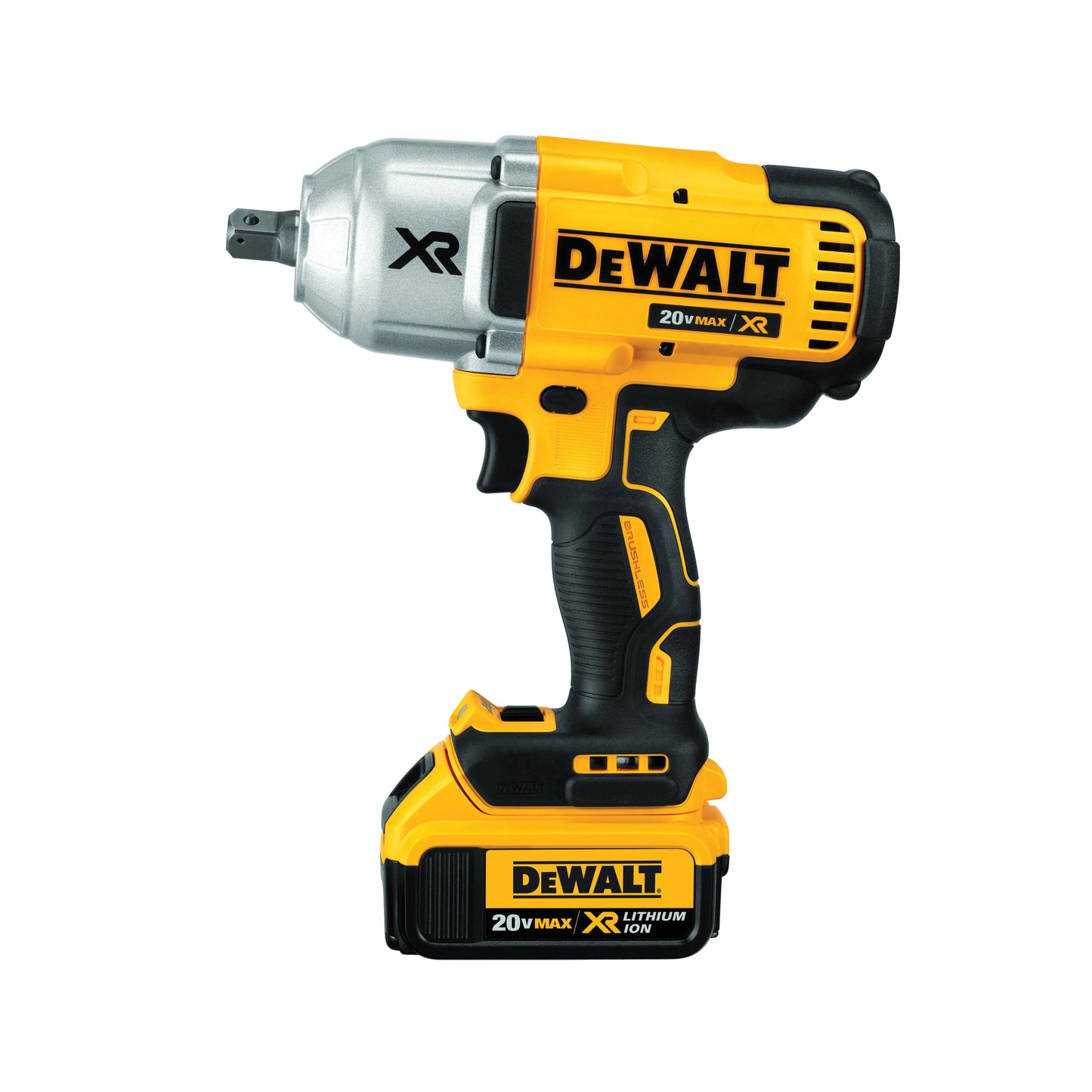 DeWALT DCF899M1 Cordless Impact Wrench, 1/2 in Straight Drive, 2400 bpm, 700 ft-lb Torque, 20 VAC, 8-13/16 in OAL