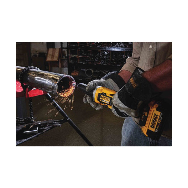 DeWALT 20V MAX* DCG426M2 Cordless Die Grinder Kit, 20 VDC, 4 Ah Lithium-Ion Battery, Black/Yellow
