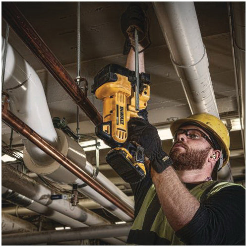 DeWALT® DCS350D1 Cordless Threaded Rod Cutter Kit, 1/4 in, 3/8 in, 1/2 in Mild Steel, 1/4 in, 3/8 in Stainless Steel Cutting, 20 VDC, 2 Ah Lithium-Ion Battery