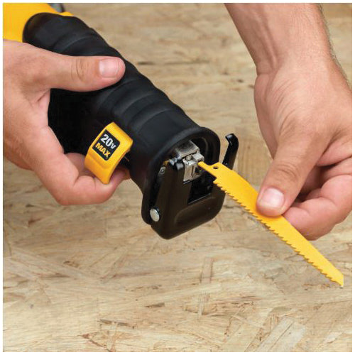 DeWALT® DCS380B Cordless Compact Reciprocating Saw, 1-1/8 in L Stroke, 0 to 3000 spm, Flush Cut, 20 VDC, 18 in OAL, Orbital Stroke