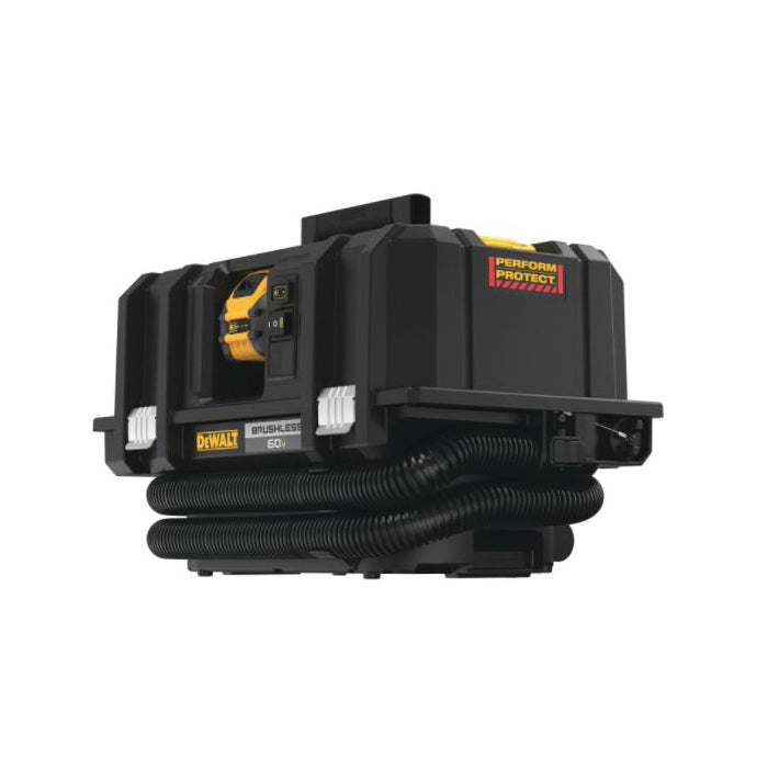 DeWALT® DCV585T2 Dust Extractor Kit, 2 gal, 60 VDC, FLEXVOLT® 20V/60V MAX* Lithium-Ion Battery, Plastic Housing