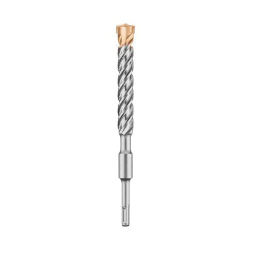 DeWALT® HIGH IMPACT CARBIDE™ DW5518B25 Hammer Drill Bit, 1/4 in Drill Bit, 25/64 in SDS-Plus® Shank, 6 in D Cutting, Solid Carbide Cutting Edge, 8-1/2 in OAL