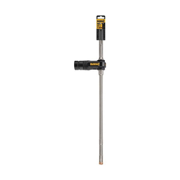 DeWALT DWA58118 Hollow Hammer Drill Bit, 1-1/8 in Drill Bit, 45/64 in SDS-Plus Shank, 15-3/4 in D Cutting, Steel Cutting Edge, 23-3/4 in OAL
