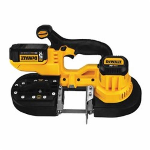 DeWALT® DCS371P1 Max® Cordless Band Saw Kit, 2-1/2 in Cutting, 32-7/8 in L Blade, 20 VAC, 5 Ah Lithium-Ion Battery