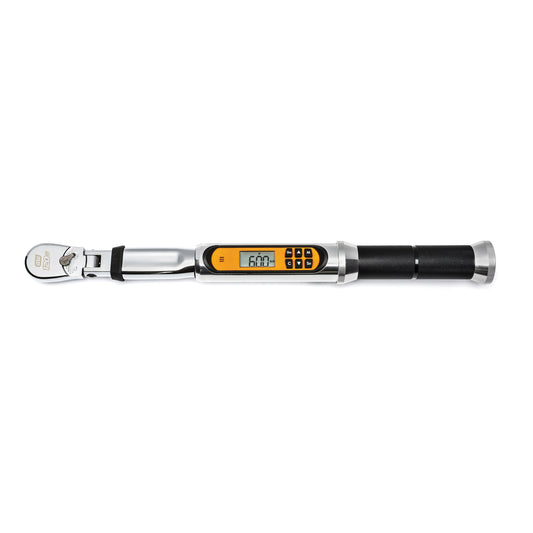 GEARWRENCH 120XP 85195 Flex Head Electronic Torque Wrench With Angle 3/8 in Drive