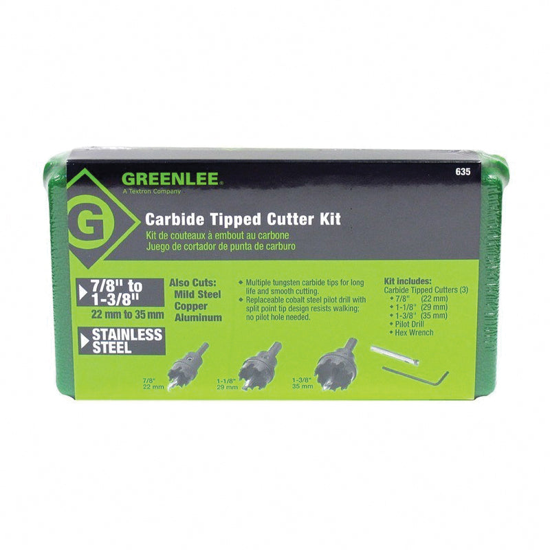 Greenlee® 635 Hole Cutter Kit 5 Pieces