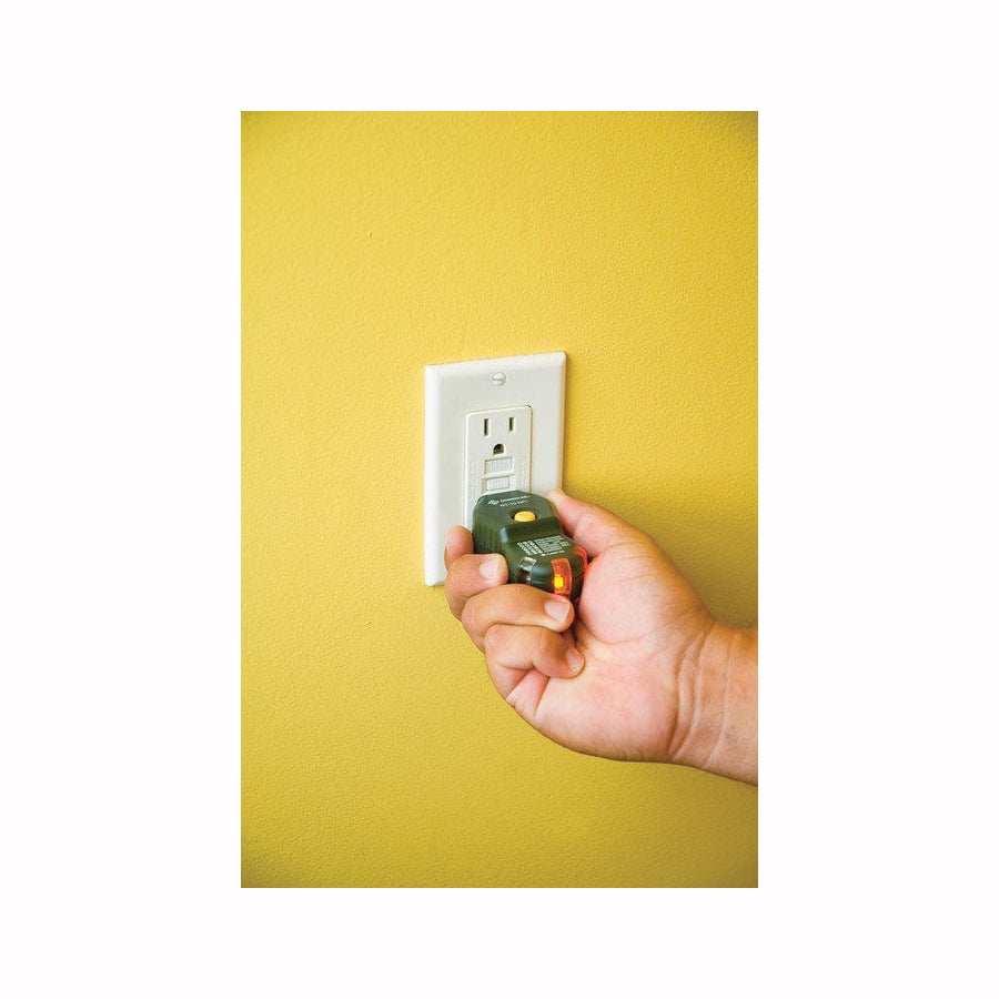 Greenlee® GT-10GFI 3-Wire GFCI Circuit Tester  120 VAC