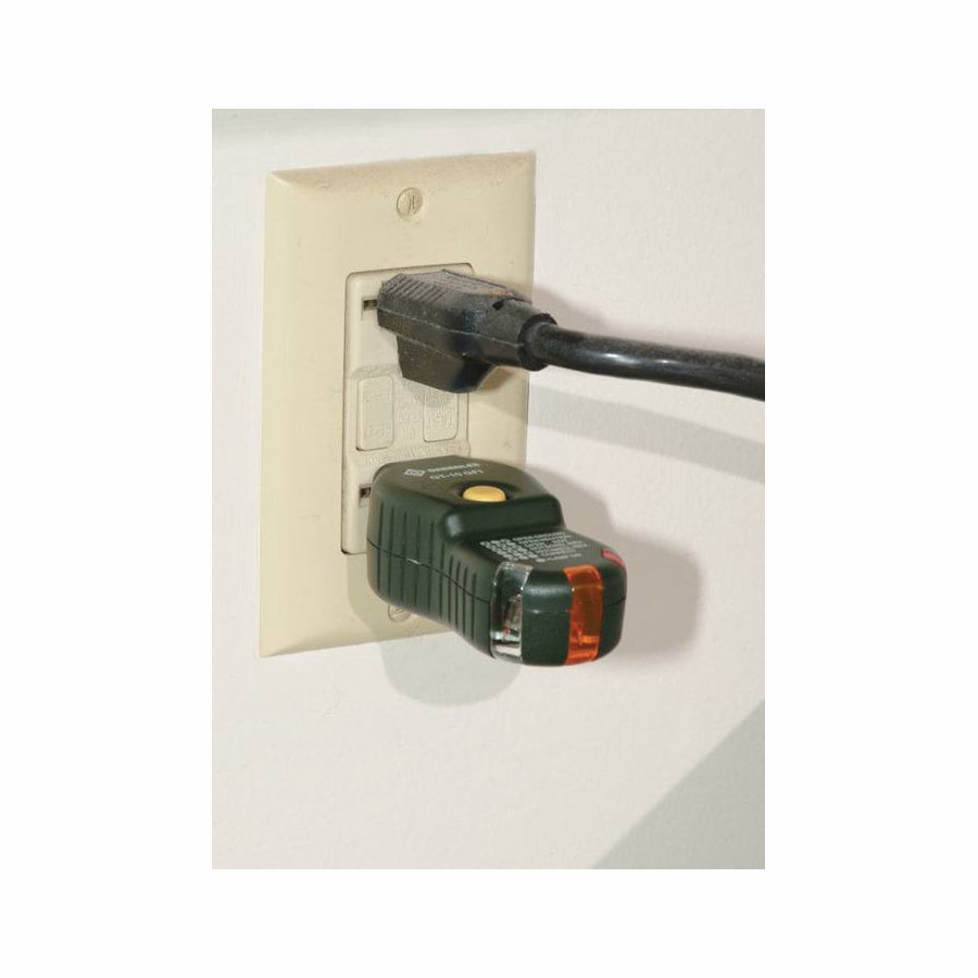 Greenlee® GT-10GFI 3-Wire GFCI Circuit Tester  120 VAC