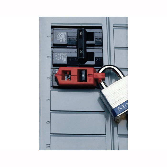 IDEAL INDUSTRIES IDEAL 44-1810 Circuit Breaker Lockout For Use With Hinged Single Pole Circuit Breaker