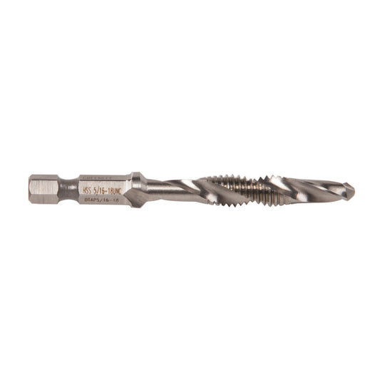 Greenlee® DTAP5/16-18 Quick-Change Standard Length Combination Drill and Tap  5/16-18 NC Thread