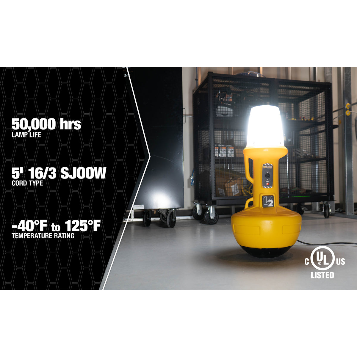 Southwire Wobblelight 111301LED V2 Series Self-Righting Work Light LED Lamp