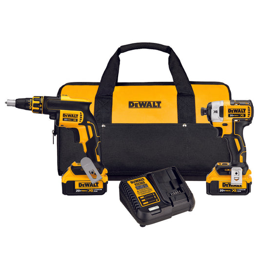 DeWALT 20V MAX* MATRIX XR DCK267M2 Cordless Combination Kit, Tools: Impact Driver, Screwdriver, 20 V, 4 Ah Lithium-Ion Battery