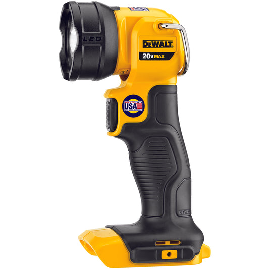 DeWALT® 20V MAX* DCL040 Cordless Rechargeable Work Light, 20 VDC, Lithium-Ion Battery