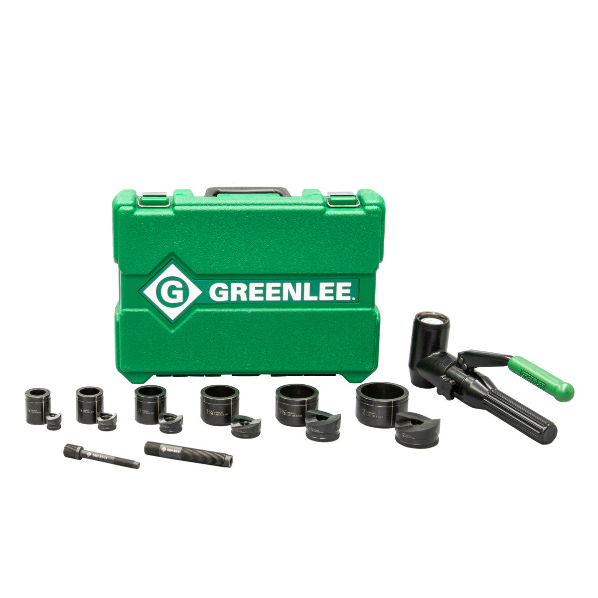 Greenlee® Quick Draw 90® 7906SB Hydraulic Kit Punch Set For Conduit/Pipe Dia: 1/2 to 2 in