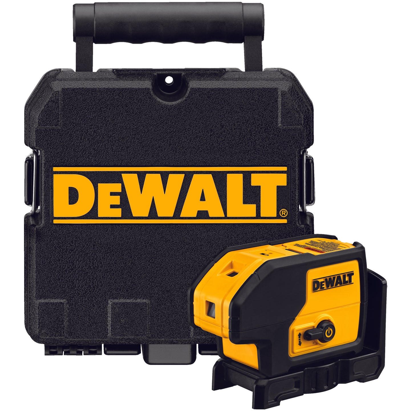 DeWALT® DW083K Electronic Self-Leveling Rotary Laser Level Kit, 100 ft Measuring, +/-1/4 in at 100 ft Accuracy, +/-4 deg Auto Leveling, 3 Beams