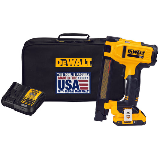 DeWALT® DCN701D1 Cordless Electrical Wire Stapler Kit, 3/4 in Crown, 35 Staple, For Fastener Type: Insulated, 7-3/4 in OAL, 20V MAX* Lithium-Ion Battery