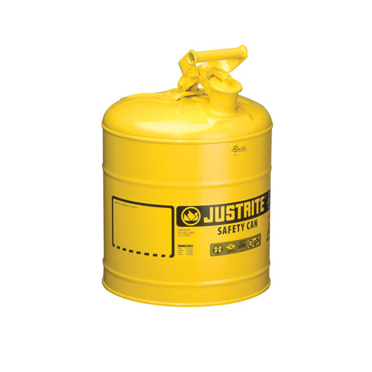 Justrite® 7150200 Type I Safety Can With Swinging Handle and Stainless Steel Flame Arrester 5 gal Capacity