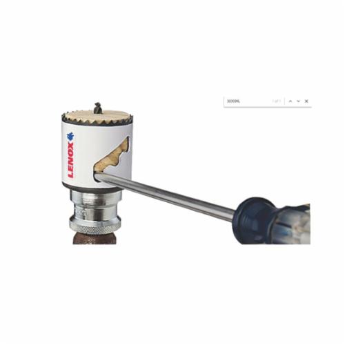 Lenox SPEED SLOT 3004040L Hole Saw With T2 Technology With T2 Technology, 2-1/2 in Dia, 1-7/8 in D Cutting, Bi-Metal Cutting Edge, 5/8 in Arbor