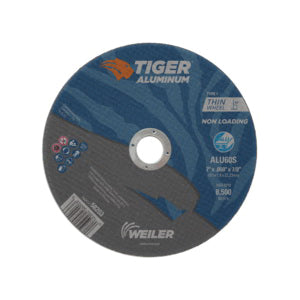 WEILER Tiger 58203 Long Life Non-Loading Performance Line Cut-Off Wheel 7 in Dia x 0.06 in THK