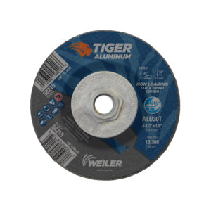 WEILER Tiger 58216 Combination Contaminant-Free Long Life Non-Loading Performance Line Depressed Center Combo Wheel 4-1/2 in Dia x 1/8 in THK