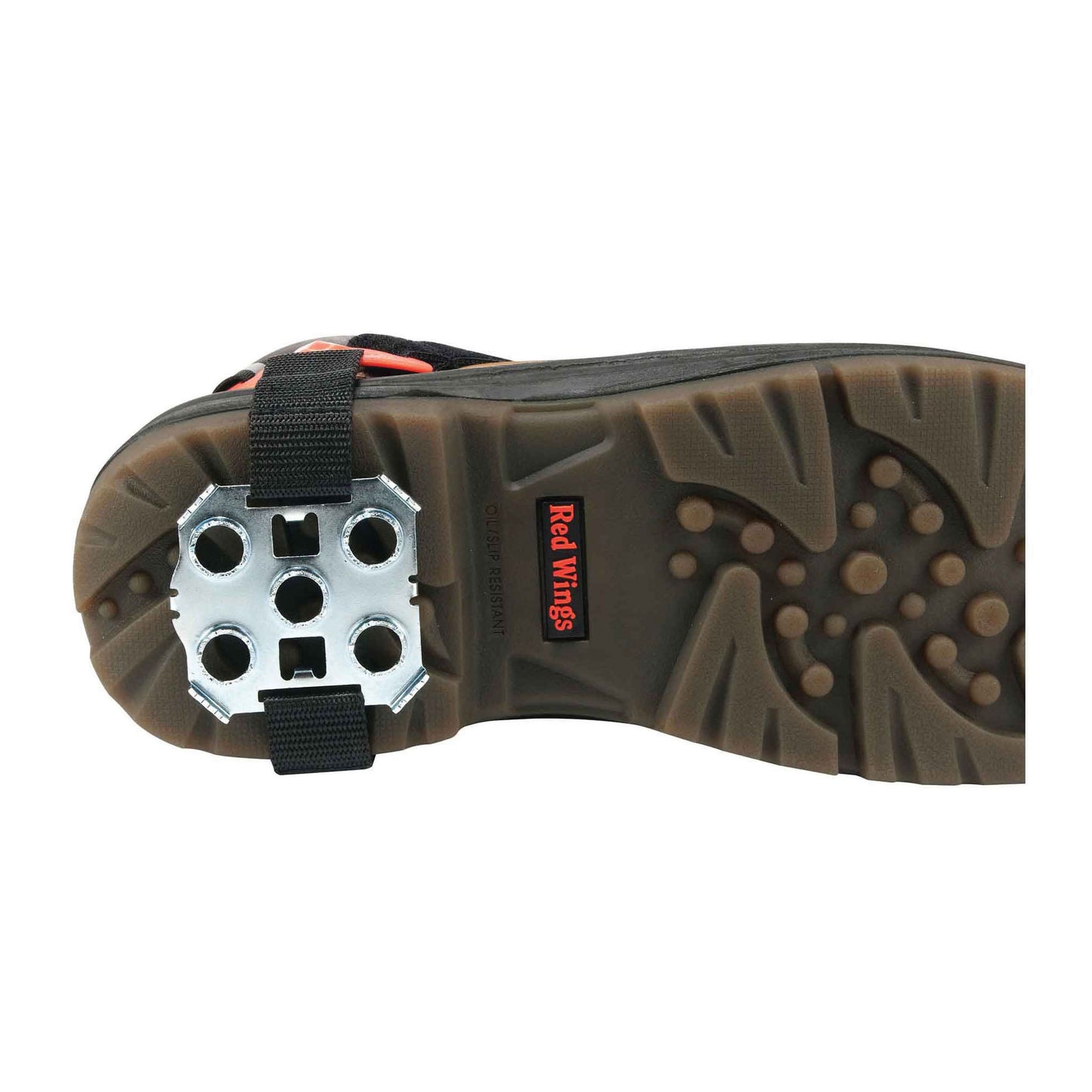 ERGODYNE Trex™ 6315 Strap-On Heel Ice Cleat, Steel, Black