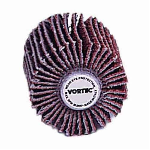WEILER Vortec Pro 30727 Stem Mount Coated Abrasive Flap Wheel  3 in Dia Wheel