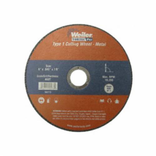 WEILER Vortec Pro Wolverine 56080 Small Thin Cut-Off Wheel 4 in Dia x 0.035 in THK