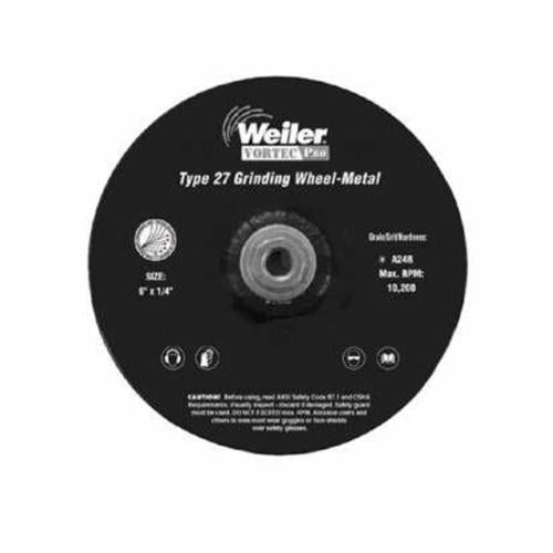WEILER Vortec Pro Wolverine 56475 Type 27 Cut-Off Wheel 4-1/2 in Dia x 3/32 in THK