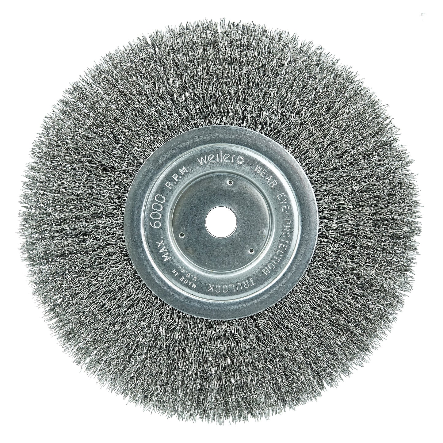 Weiler 01175 Narrow Face Wheel Brush 8 in Dia Brush