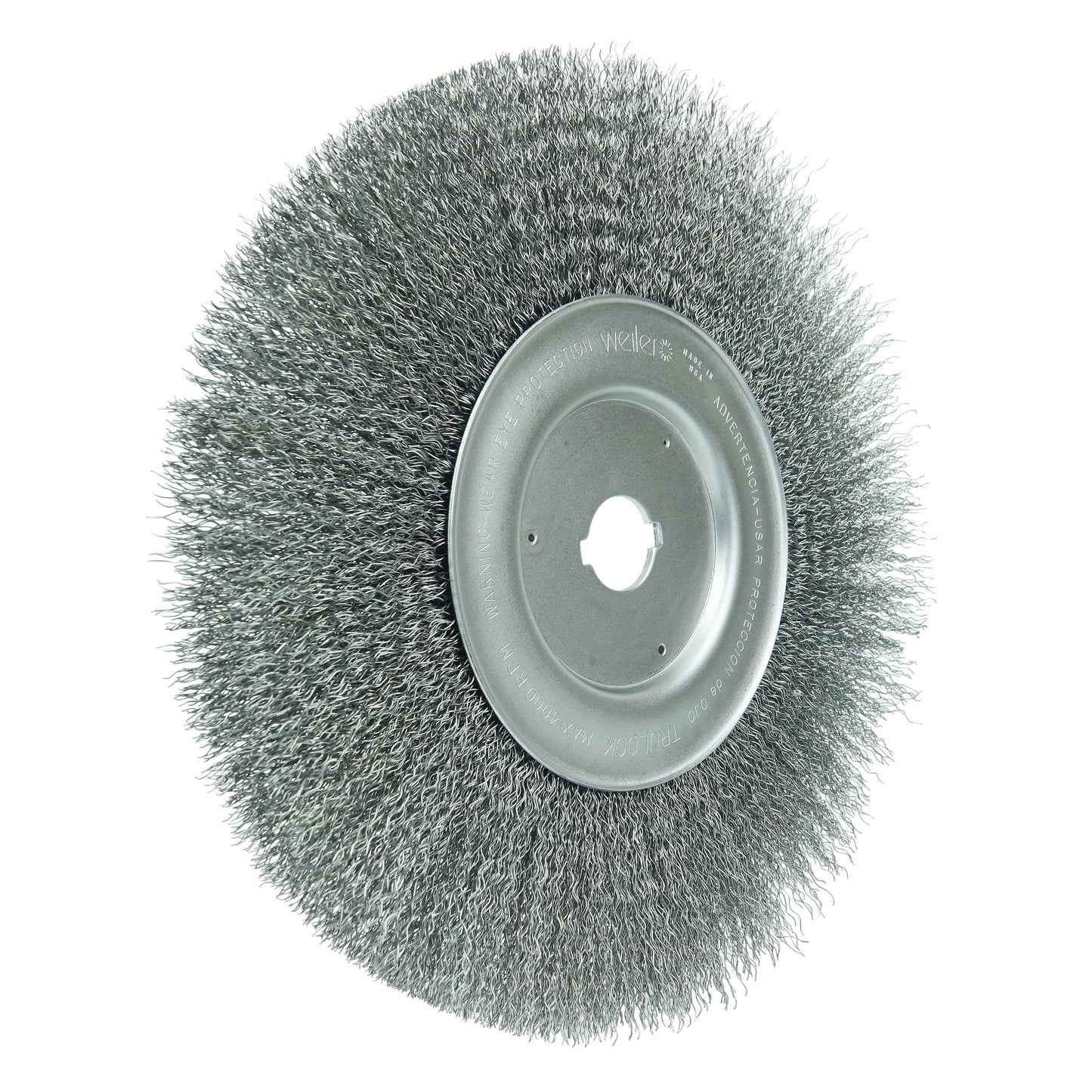 Weiler 01250-12 Narrow Face Wheel Brush 10 in Dia Brush