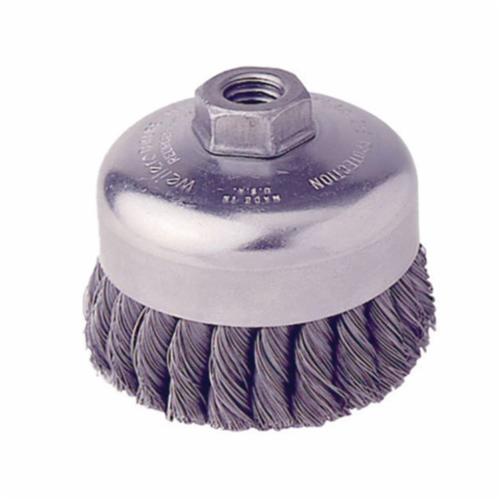 Weiler 12316 Single Row Cup Brush  4 in Dia Brush