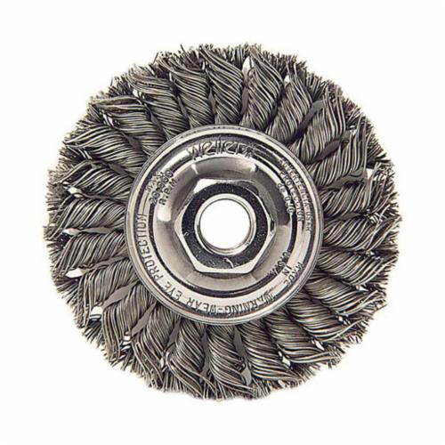 Weiler 13113 Wheel Brush With Nut  4 in Dia Brush