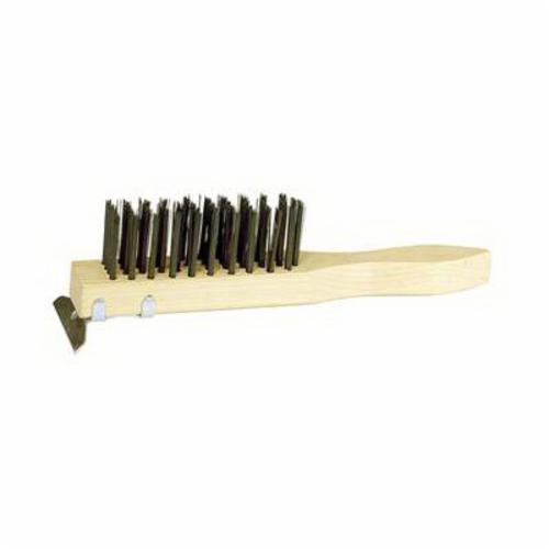 Weiler 44069 Heavy Duty Scratch Brush With Scraper  5-1/2 in Brush