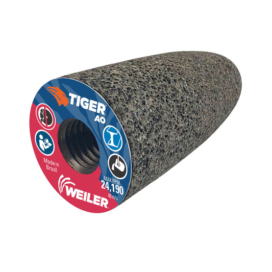 WEILER Tiger AO 68303 Long Life Portable Grinding Cone  1-1/2 in Dia Max