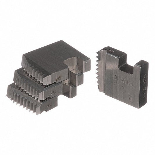 RIDGID 37395 Pipe Thread Die, 1/2 In, Alloy, 4 Pc