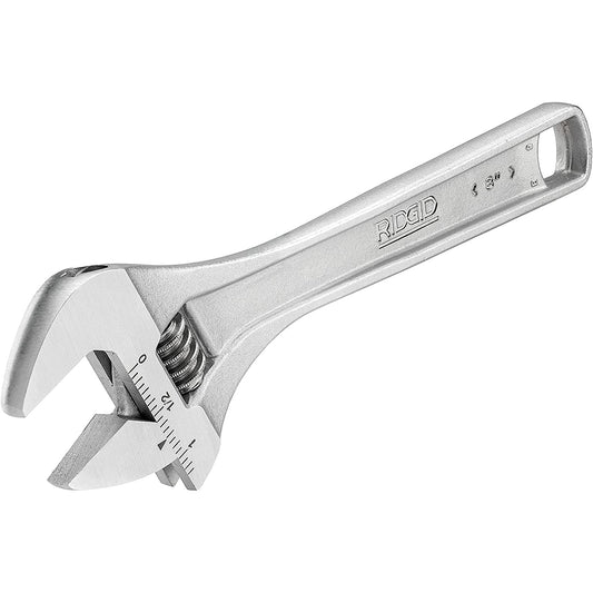 RIDGID 86907 Adjustable Wrench 8" Silver