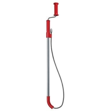 RIDGID 59787 K-3 Toilet Auger, 3-Foot Toilet Auger Snake with Bulb Head to  Clear Clogged Toilets