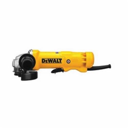 DeWALT® DWE402N Small Angle Grinder, 4-1/2 in Dia Wheel, 5/8-11 Arbor/Shank, 120 VAC, For Wheel: Quick-Change™, Yellow, Yes, Non-Locking Paddle Switch Switch