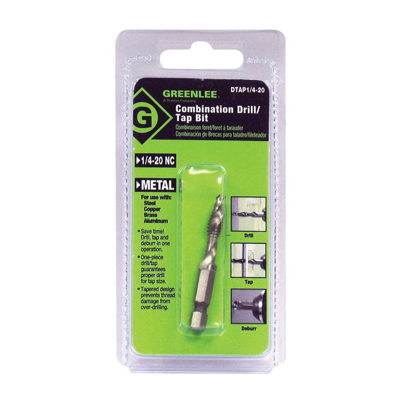 Greenlee® DTAP1/4-20 Split Point Split Point Tap Drill Bit