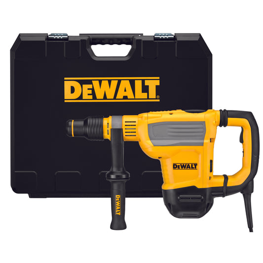 DeWALT D25614K Combination Corded Rotary Hammer Kit, 1-3/4 in SDS MAX Chuck, 1450 to 2900 bpm, 190 to 380 rpm No-Load, 20-1/2 in OAL