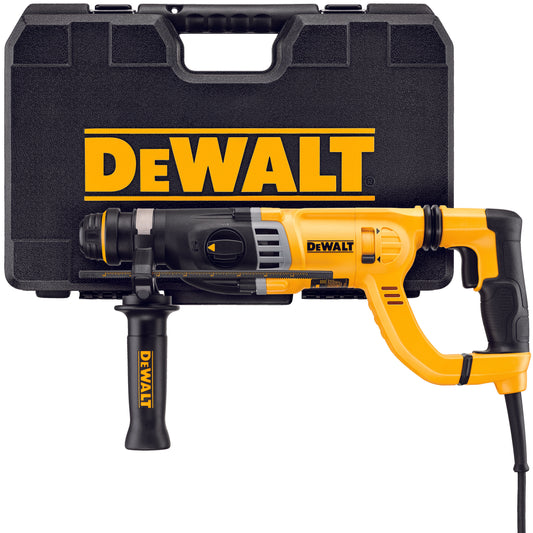 DeWALT® D25263K Corded Rotary Hammer Kit, 1-1/8 in SDS Plus® Chuck, 0 to 5350 bpm, 0 to 1450 rpm No-Load, 17-1/2 in OAL