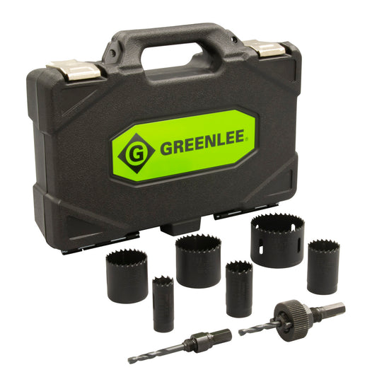 Greenlee® 830 Quick Change Quick Change Hole Saw Kit  For Use With 1/2 to 2 in Conduit