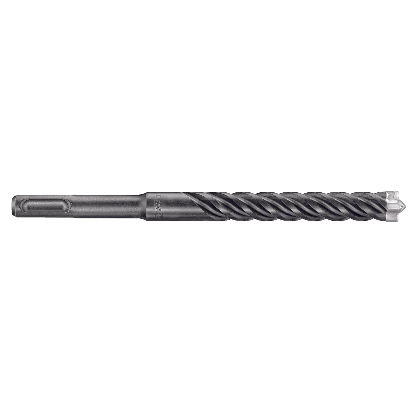 DeWALT® HIGH IMPACT CARBIDE™ DW5537B25 Hammer Drill Bit, 1/2 in Drill Bit, 25/64 in SDS-Plus® Shank, 4 in D Cutting, Solid Carbide Cutting Edge, 6 in OAL