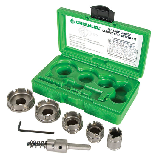 Greenlee® 660 Quick Change Quick Change Hole Cutter Kit  5 Pieces