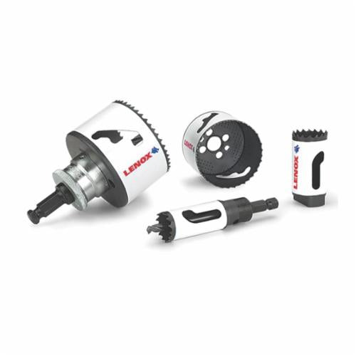 Lenox SPEED SLOT 3008080L Hole Saw With T2 Technology With T2 Technology, 5 in Dia, 1-7/8 in D Cutting, Bi-Metal Cutting Edge, 5/8 in Arbor