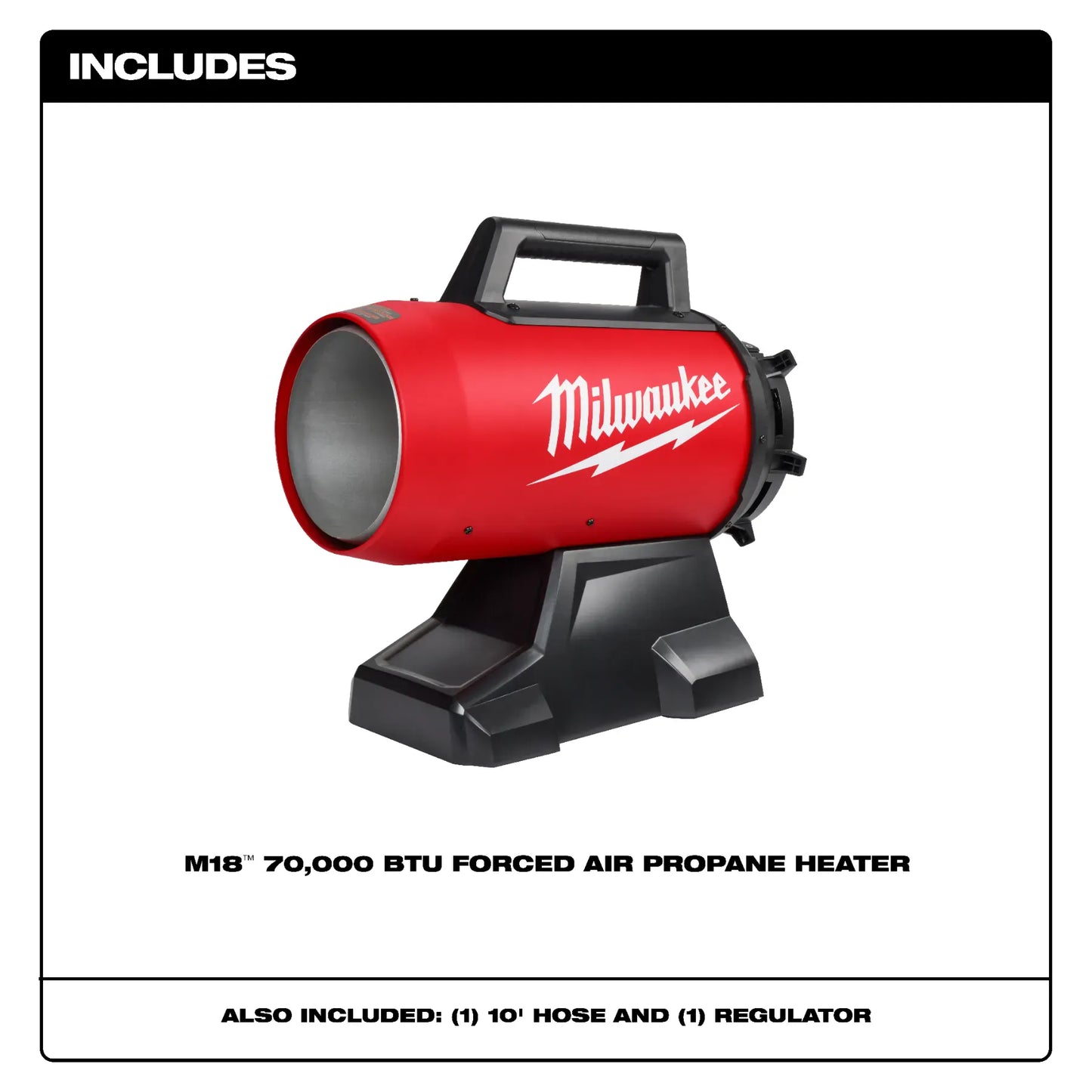 MILWAUKEE M18 70,000 BTU PROPANE FORCED