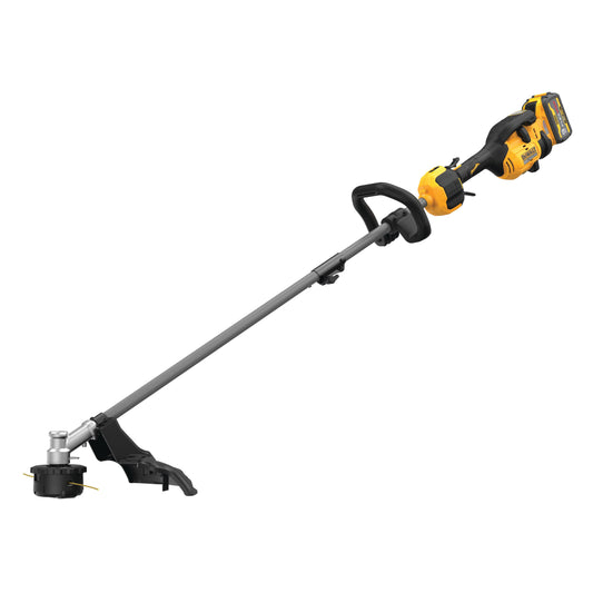 DeWALT DCST972X1 Brushless Capable Cordless Universal Attachment String Trimmer Kit, 17 in W Cutting, 0.08/0.095 in Dia Line, Bump Feed Line Advance