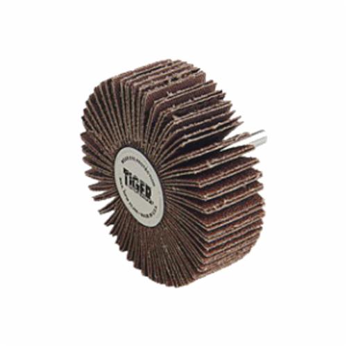WEILER Vortec Pro 30726 Stem Mount Coated Abrasive Flap Wheel  3 in Dia Wheel
