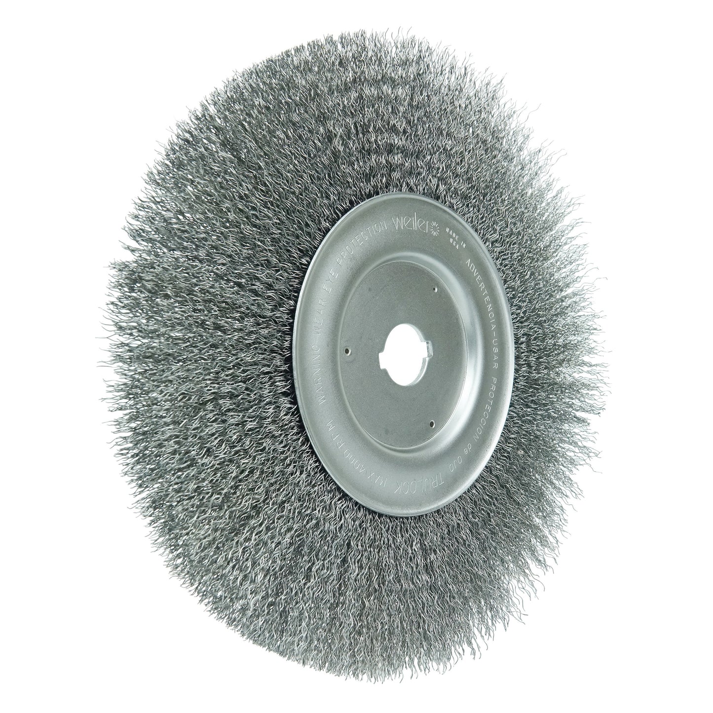Weiler 01250-12 Narrow Face Wheel Brush  10 in Dia Brush
